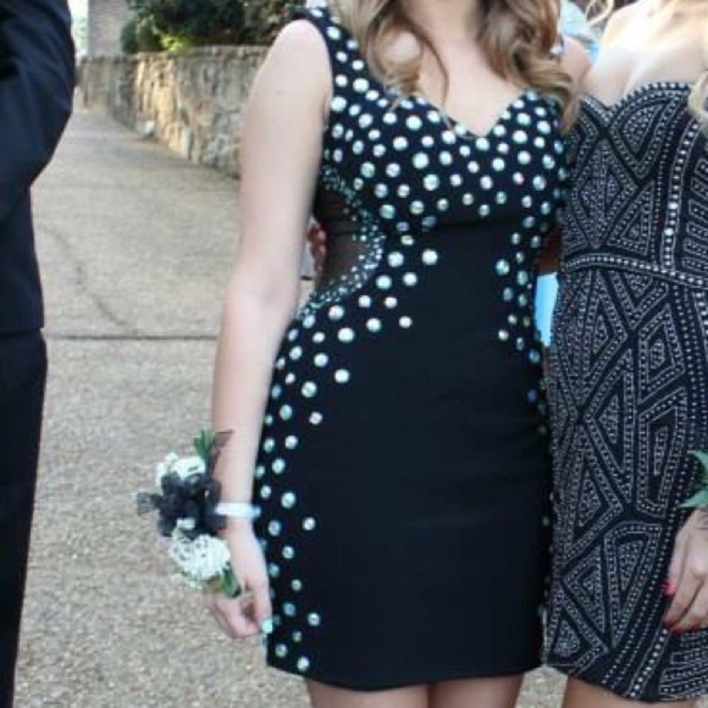 Macduggal prom dress